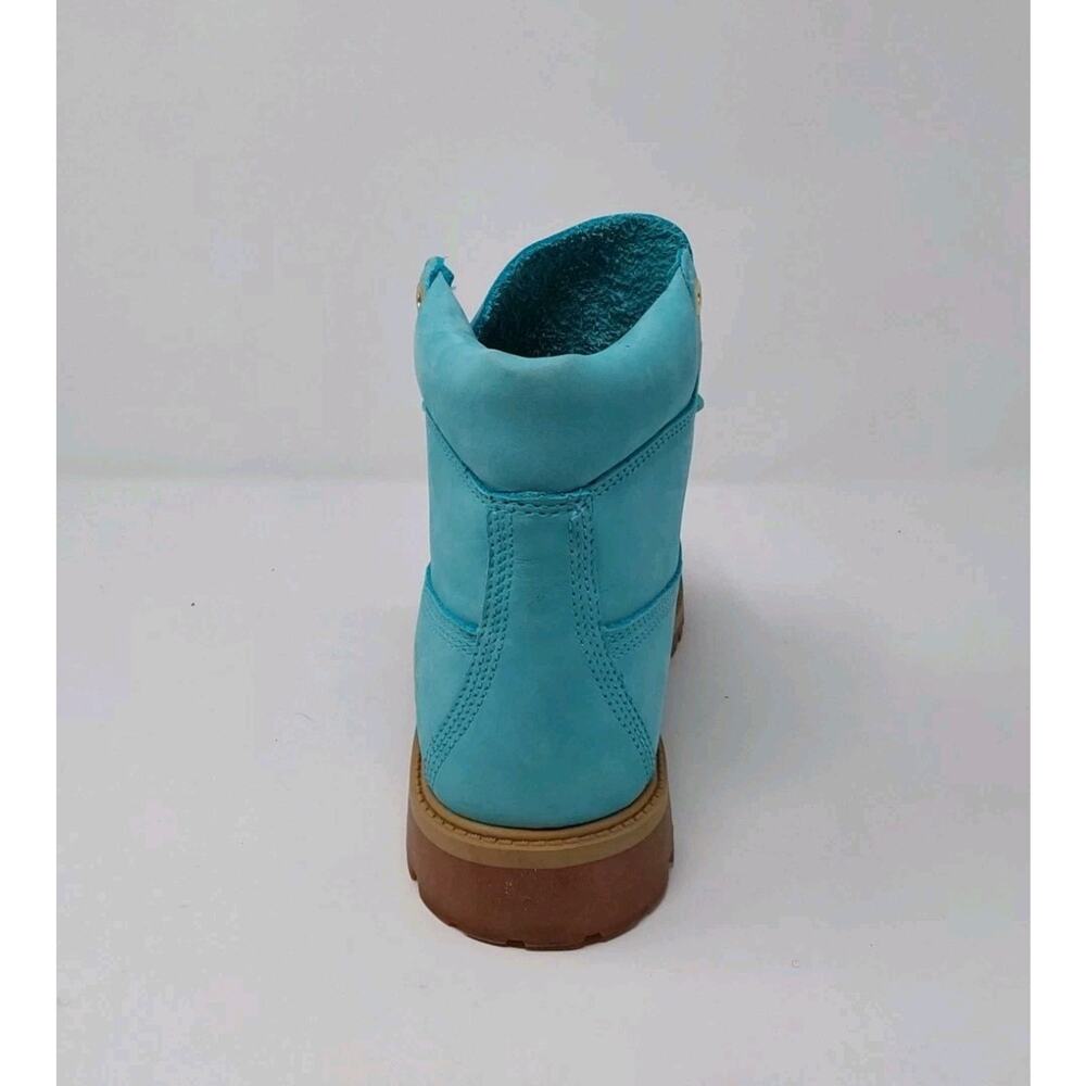 Timberland x Villa 6” Premium Boots Aqua Blue Nubuck Juniors Size 7/Women's 8.5 - Picture 13 of 16